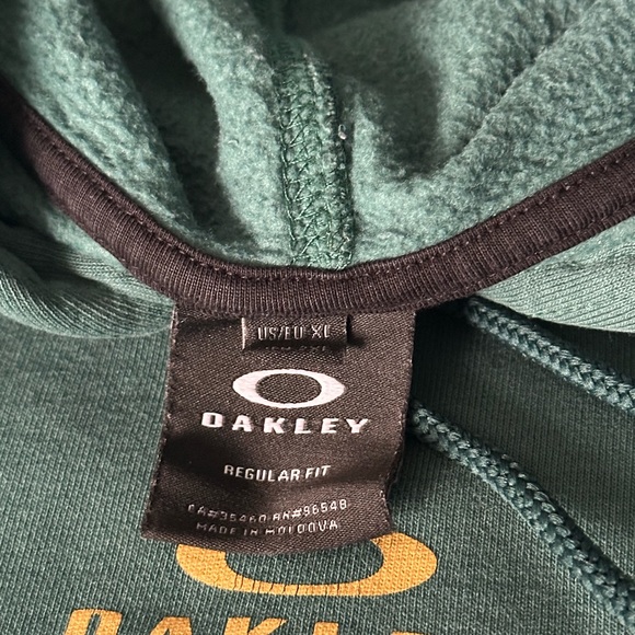Oakley Dark Green Logo Hoodie - Picture 3 of 4